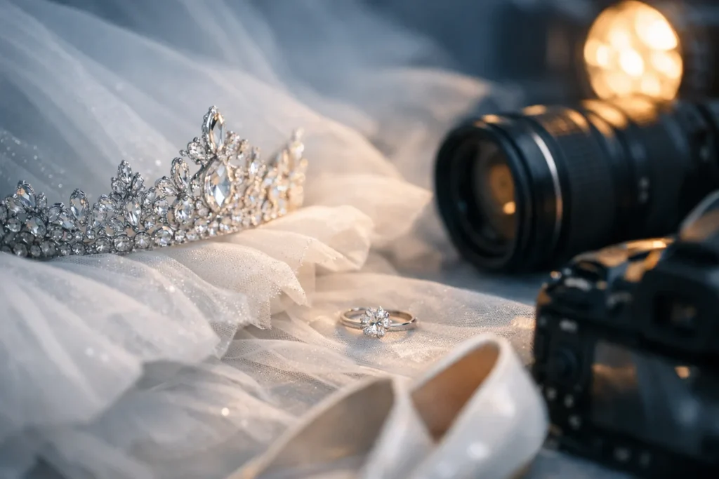 Comment sublimer votre robe de mariée style princesse grâce à la photographie