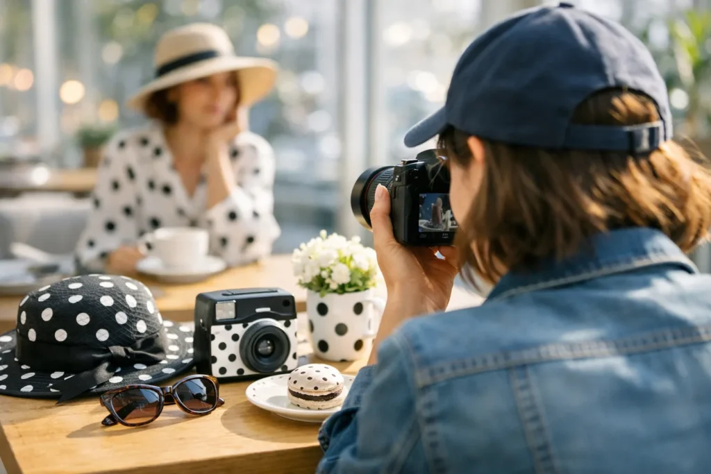 Les motifs à pois comme accessoire photographique : ajouter une touche de style à vos clichés