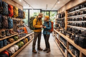 Équipements randonnée et photographie pour aventuriers chez Vieux Campeur et Prophot boutique